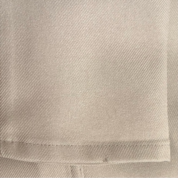 Vintage 1990s Levi's 517 Sta-Prest Khaki Polyester Pant 38 x 32 USA 10517-6122 - Picture 8 of 8